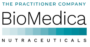 We are registered with BioMedica Nutraceuticals Pty Ltd Australia practitioner only company logo