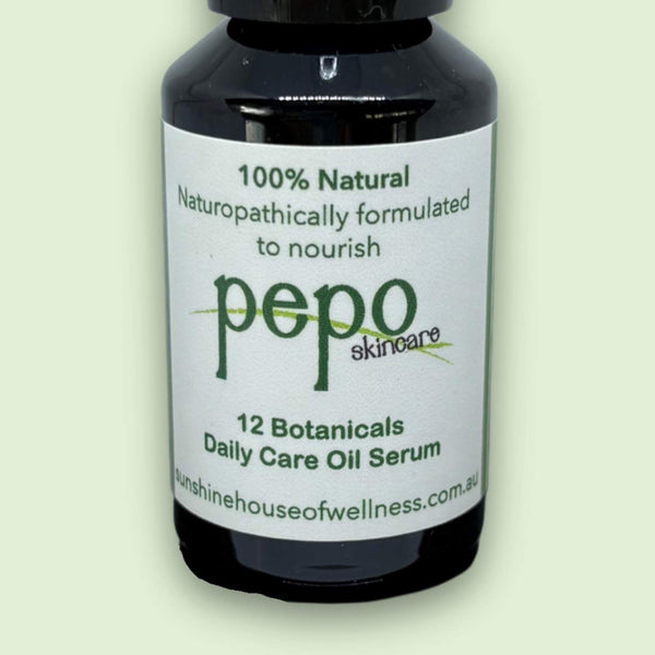 Pepo Skincare 12 Botanicals Daily Care Oil Serum 30ml